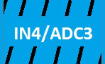 IN4/ADC3 - blau schwarz