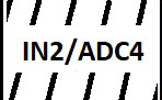 IN2/ADC4 - weiss schwarz