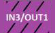 IN3/OUT1 - lila schwarz